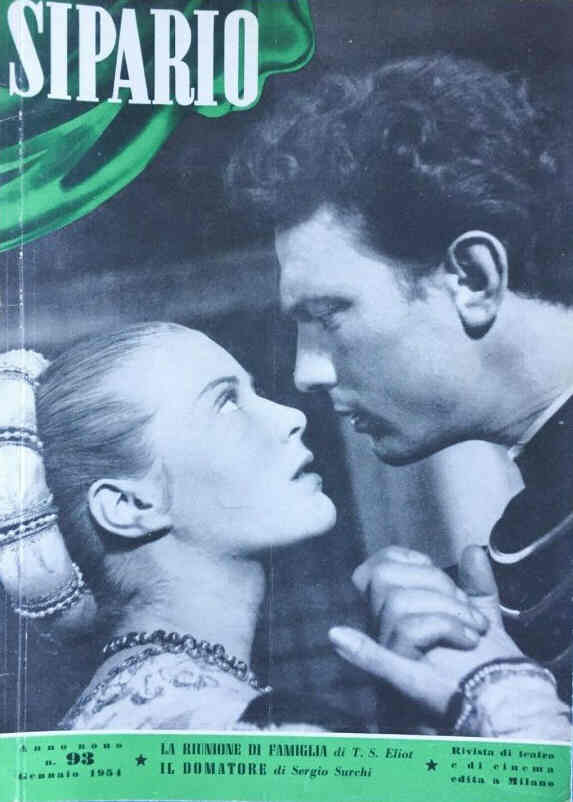 SIPARIO magazine side cover Issue 93 January 1954